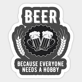 Beer Drinker Sticker